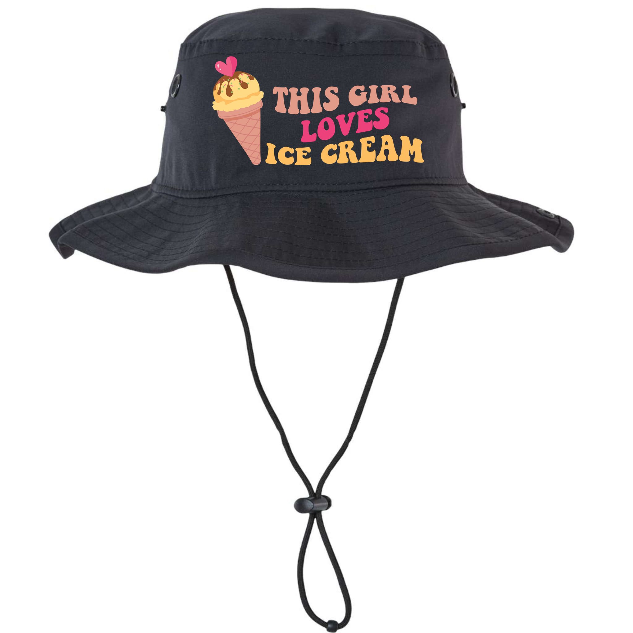 This Girl Loves Ice Cream Cute Gift Bucket Hat