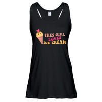 This Girl Loves Ice Cream Cute Gift Ladies Essential Flowy Tank