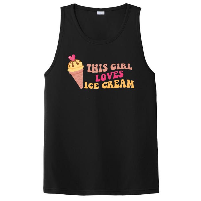 This Girl Loves Ice Cream Cute Gift PosiCharge Competitor Tank