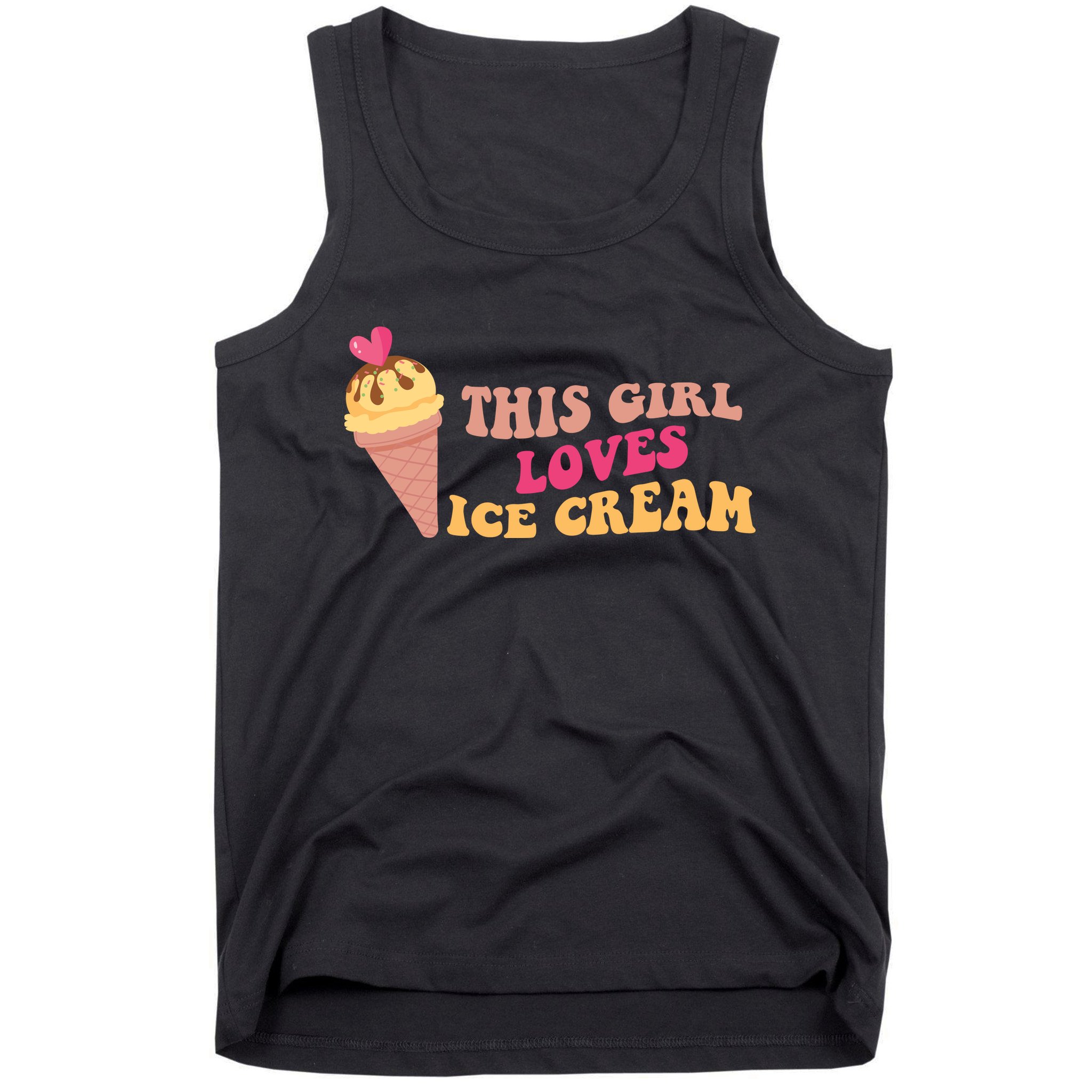 This Girl Loves Ice Cream Cute Gift Tank Top