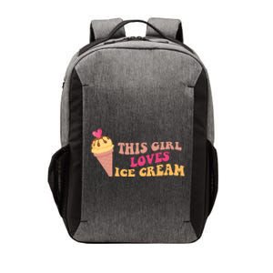 This Girl Loves Ice Cream Cute Gift Vector Backpack