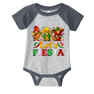 Three Gnomes Let's Fiesta Cinco De Mayo Mexican Infant Baby Jersey Bodysuit