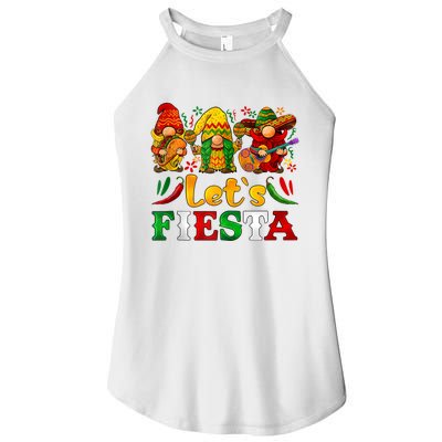 Three Gnomes Let's Fiesta Cinco De Mayo Mexican Women’s Perfect Tri Rocker Tank