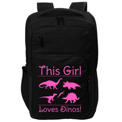 This Girl Loves Dinos - Dinosaur Impact Tech Backpack