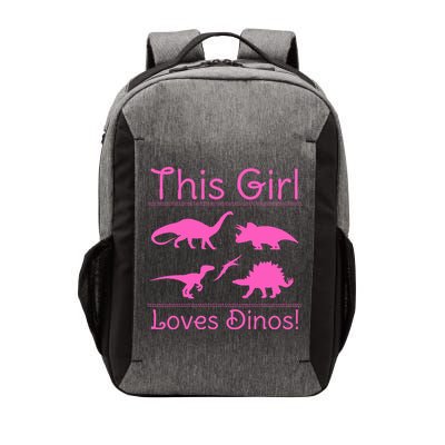 This Girl Loves Dinos - Dinosaur Vector Backpack