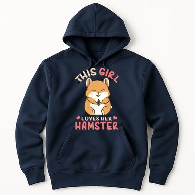 This Girl Loves Her Hamster | Hamster Lover Gift Hoodie