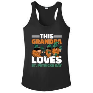 This Grandpa Loves St Patrick's Day Gift Ladies PosiCharge Competitor Racerback Tank