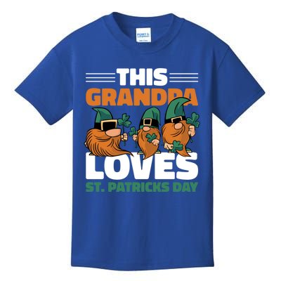 This Grandpa Loves St Patrick's Day Gift Kids T-Shirt