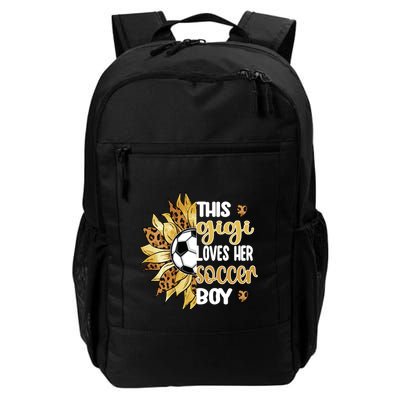 This Gigi Loves Her Soccer Boy Soccer Player Grandma Gigi Cool Gift Backpack
