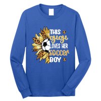 This Gigi Loves Her Soccer Boy Soccer Player Grandma Gigi Cool Gift Long Sleeve Shirt