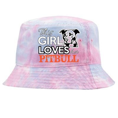 This Girl Love Her Pitbull Tie-Dyed Bucket Hat