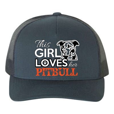 This Girl Love Her Pitbull Yupoong Adult 5-Panel Trucker Hat