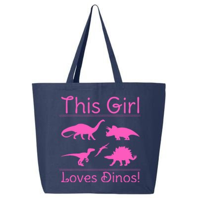 This Girl Loves Dinos - Dinosaur 25L Jumbo Tote