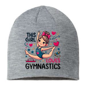 This Girl Loves Gymnastics Gymnastic Sport Lover Sustainable Beanie