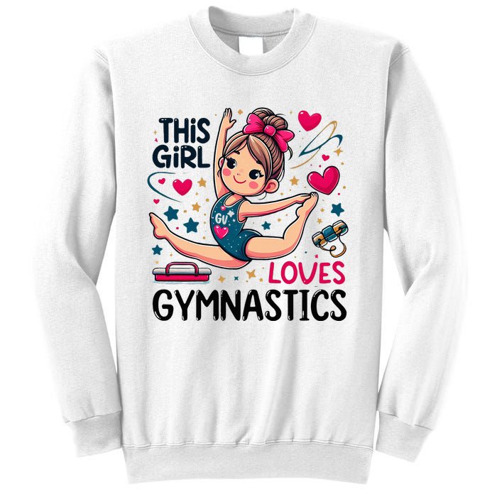 This Girl Loves Gymnastics Gymnastic Sport Lover Sweatshirt