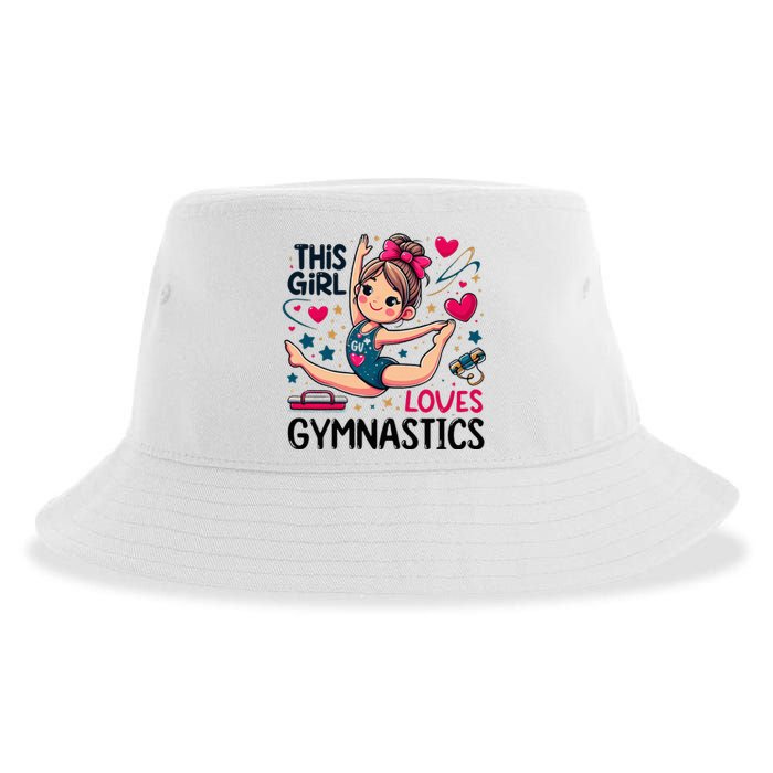 This Girl Loves Gymnastics Gymnastic Sport Lover Sustainable Bucket Hat