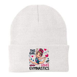 This Girl Loves Gymnastics Gymnastic Sport Lover Knit Cap Winter Beanie