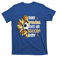 This Grandma Loves Her Soccer Boy Soccer Player Grandmother Gift T-Shirt