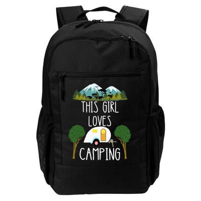 This Girl Loves Camping RV Teardrop Trailer Camper Caravan Backpack
