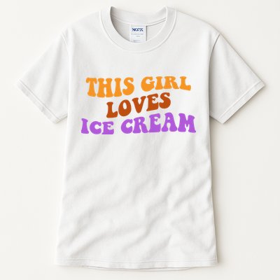 This Girl Loves Ice Cream Retro Cute Tall T-Shirt