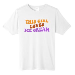 This Girl Loves Ice Cream Retro Cute Tall Fusion ChromaSoft Performance T-Shirt