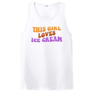 This Girl Loves Ice Cream Retro Cute PosiCharge Competitor Tank