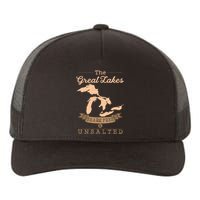 The Great Lakes Shark Free Unsalted Michigan Gift Yupoong Adult 5-Panel Trucker Hat