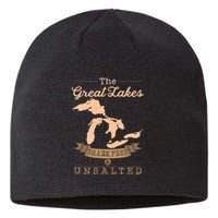 The Great Lakes Shark Free Unsalted Michigan Gift Sustainable Beanie