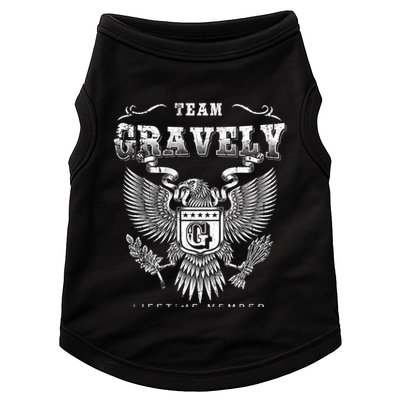 Team Gravely Lifetime Member Last Name Gift Doggie Tank