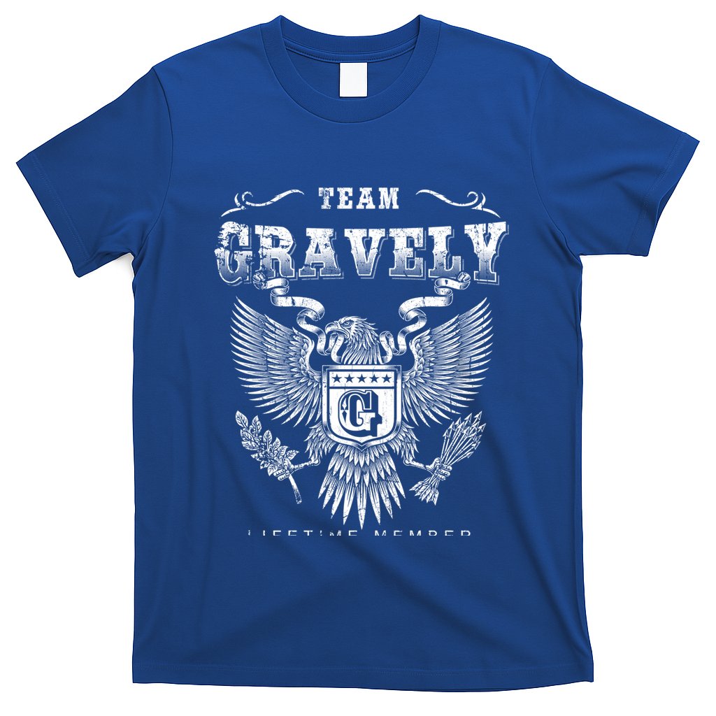 Team Gravely Lifetime Member Last Name Gift T-Shirt