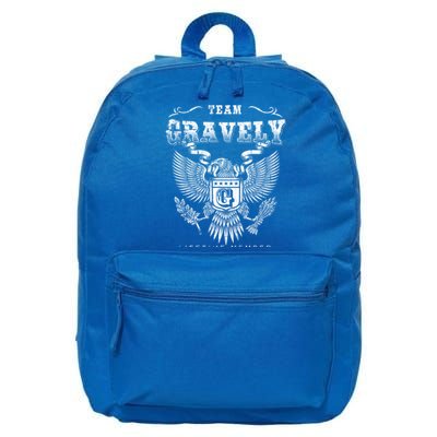 Team Gravely Lifetime Member Last Name Gift 16 in Basic Backpack