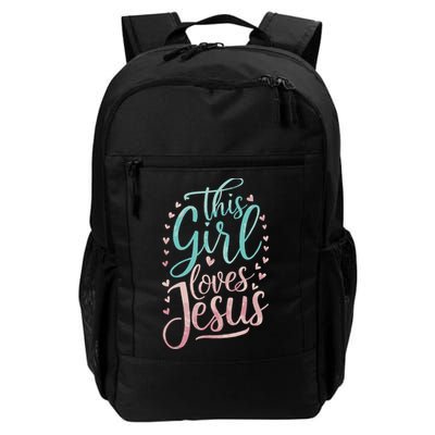 This Girl Loves Jesus Backpack