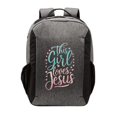 This Girl Loves Jesus Vector Backpack