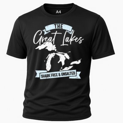 The Great Lakes Michigan Great Lakes Tourist Performance Shirt