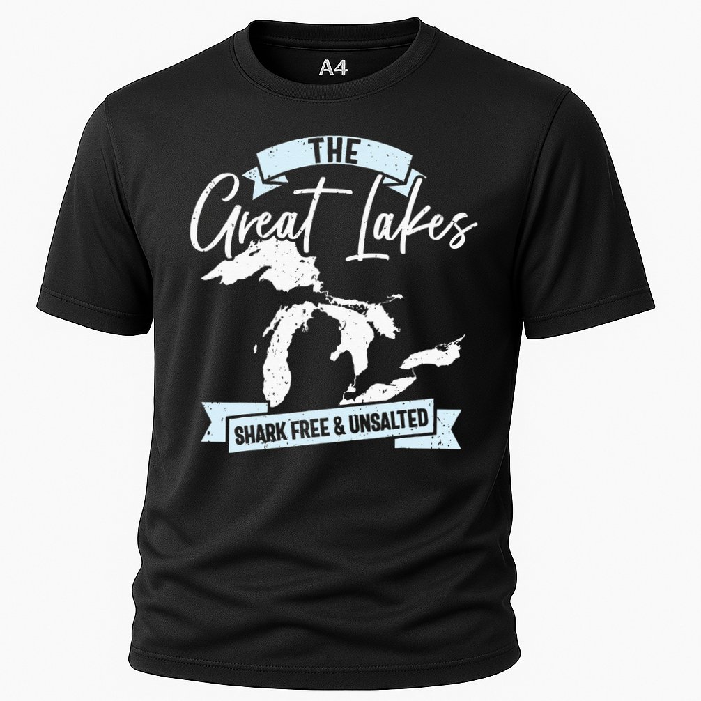 The Great Lakes Michigan Great Lakes Tourist Cooling Performance Crew T-Shirt