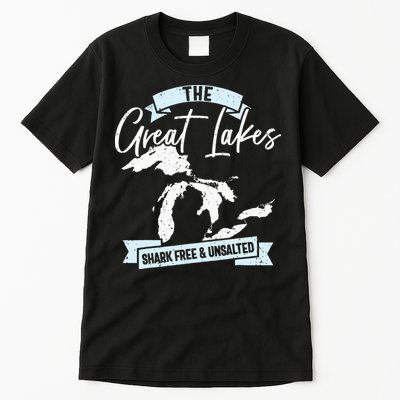 The Great Lakes Michigan Great Lakes Tourist Tall T-Shirt