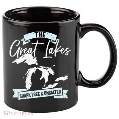 The Great Lakes Michigan Great Lakes Tourist 11oz C Handle Ceramic Mug