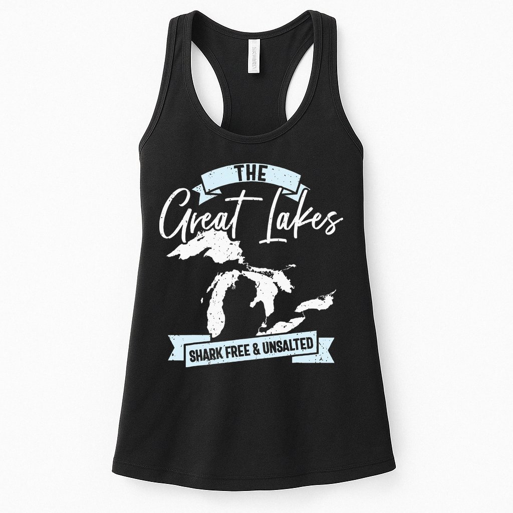 The Great Lakes Michigan Great Lakes Tourist Womens Tank Top
