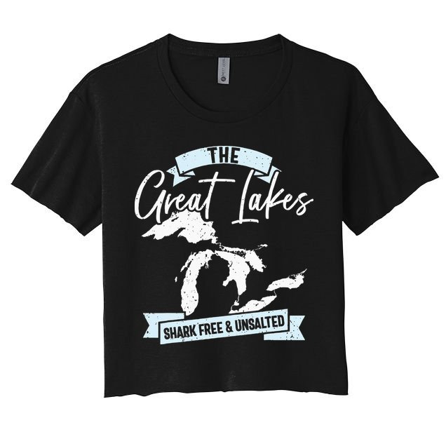 The Great Lakes Michigan Great Lakes Tourist Crop Top