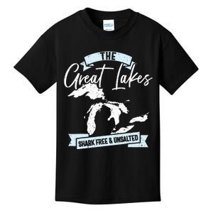 The Great Lakes Michigan Great Lakes Tourist Kids T-Shirt