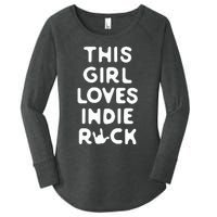 This Girl Loves Indie Rock Women's Perfect Tri Tunic Long Sleeve Shirt