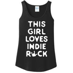 This Girl Loves Indie Rock Ladies Essential Tank