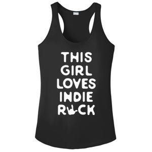 This Girl Loves Indie Rock Ladies PosiCharge Competitor Racerback Tank