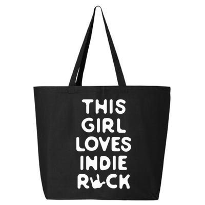 This Girl Loves Indie Rock 25L Jumbo Tote