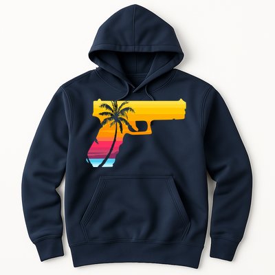 Tropical Gun Lover Firearm Beach Cute Hawaiian Gift Aloha Hoodie