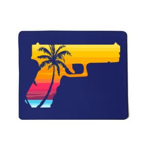 Tropical Gun Lover Firearm Beach Cute Hawaiian Gift Aloha Mousepad