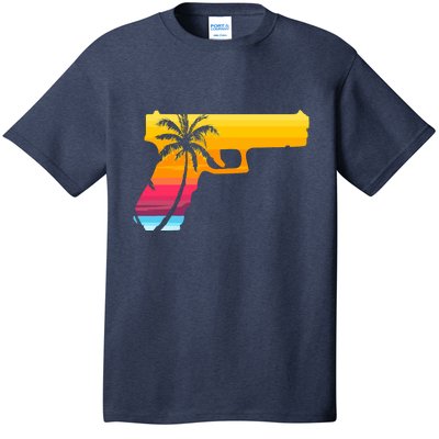 Tropical Gun Lover Firearm Beach Cute Hawaiian Gift Aloha T-Shirt