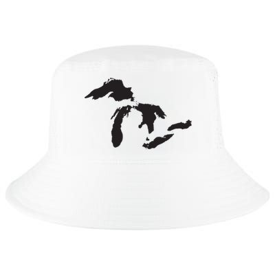 The Great Lakes Detroit Michigan T Cool Comfort Performance Bucket Hat