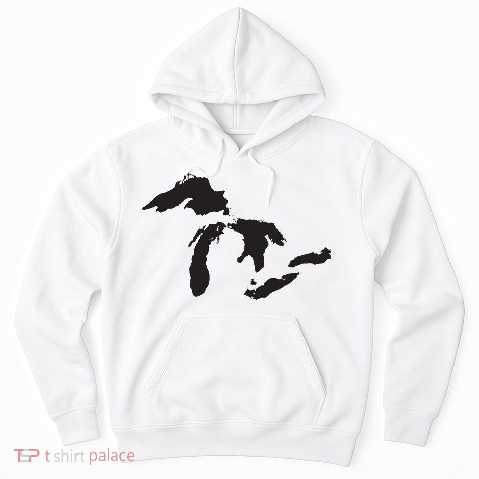The Great Lakes Detroit Michigan T Hoodie