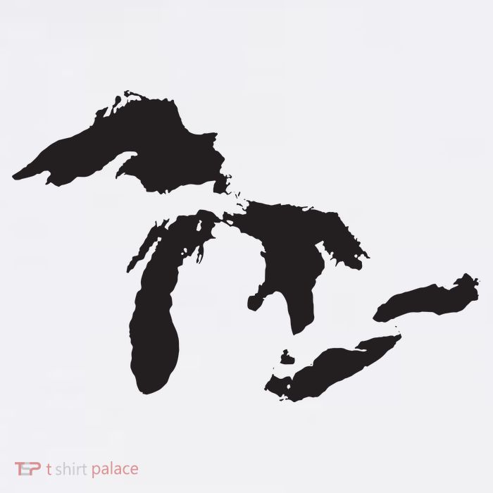 The Great Lakes Detroit Michigan T T-Shirt